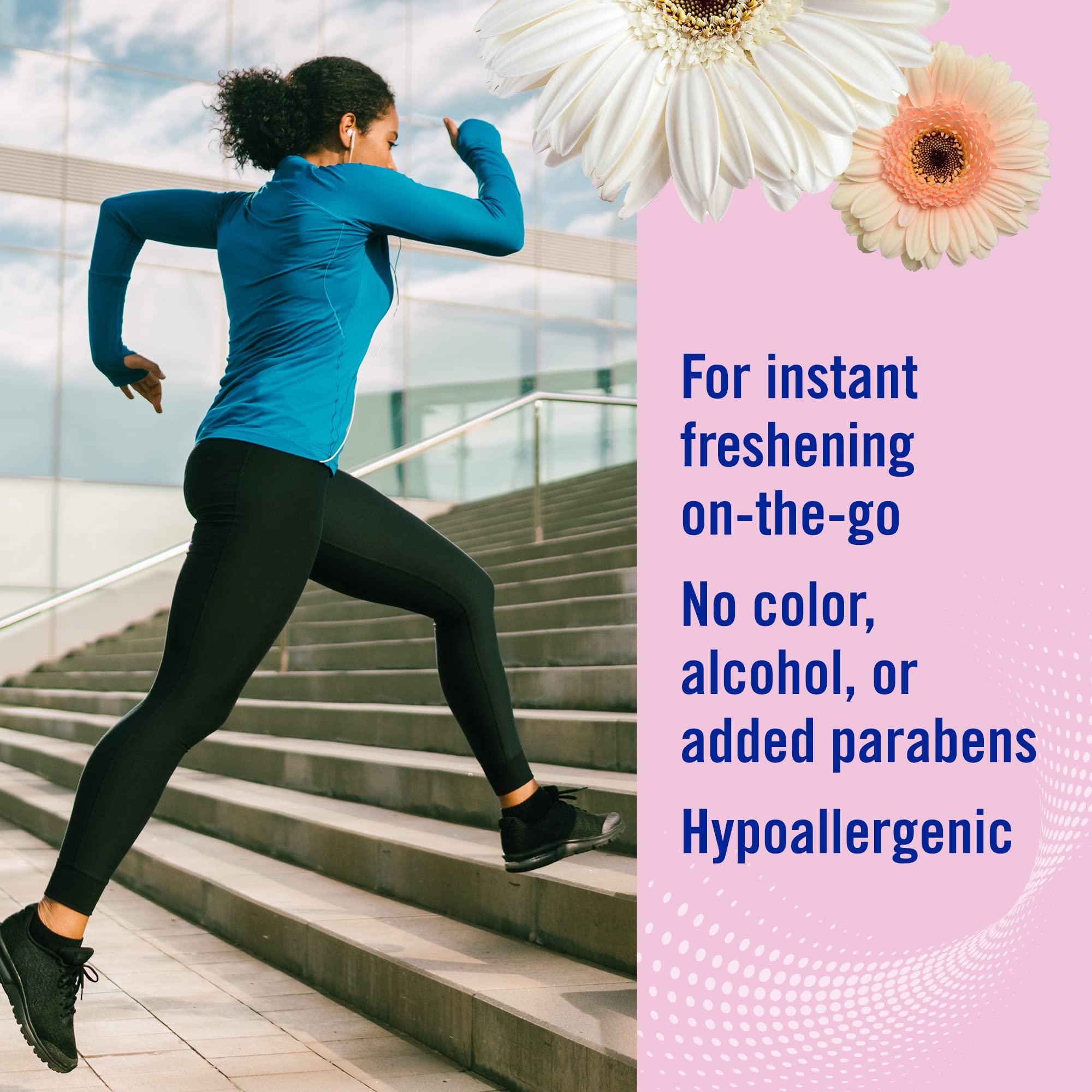 Vagisil Vagisil Odor Block Dry Wash Spray for Feminine Hygiene, Gynecologist Tested, Hypoallergenic, 2.6 Ounces (Pack of 4)