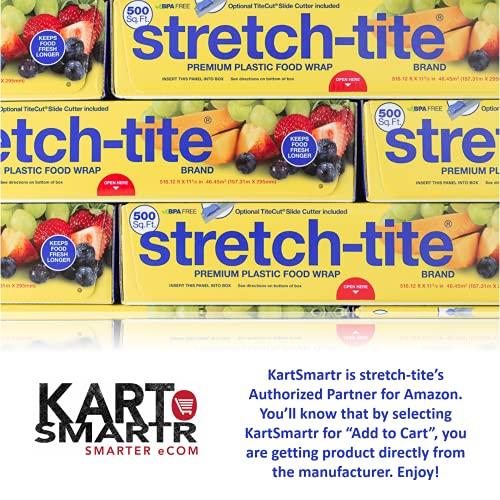 Stretch-Tite Stretch-Tite Premium Plastic Food Wrap, 500 Sq. Ft., 516.12-Ft. x 11.5/8-Inch