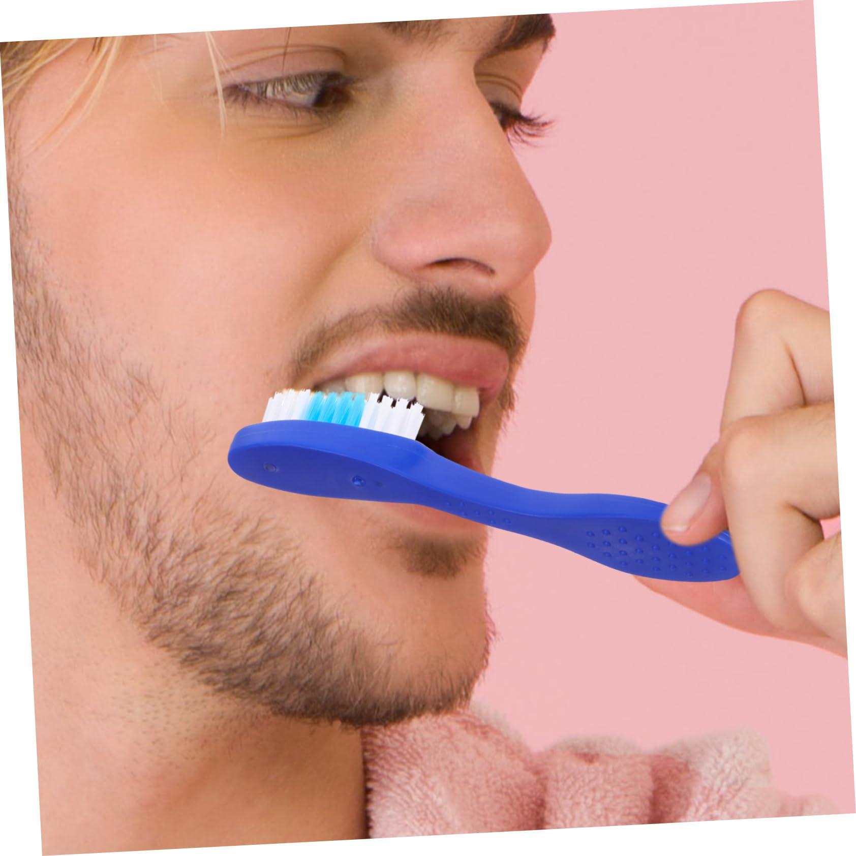 COOLHIYA COOLHIYA 10pcs Prison Toothbrush Tooth Brush Small Toothbrush Mini Toothbrush Portable Toothbrushes Soft Bristles Toothbrushes Oral Cleaning Brush Set Soft Nylon Travel Short Handle