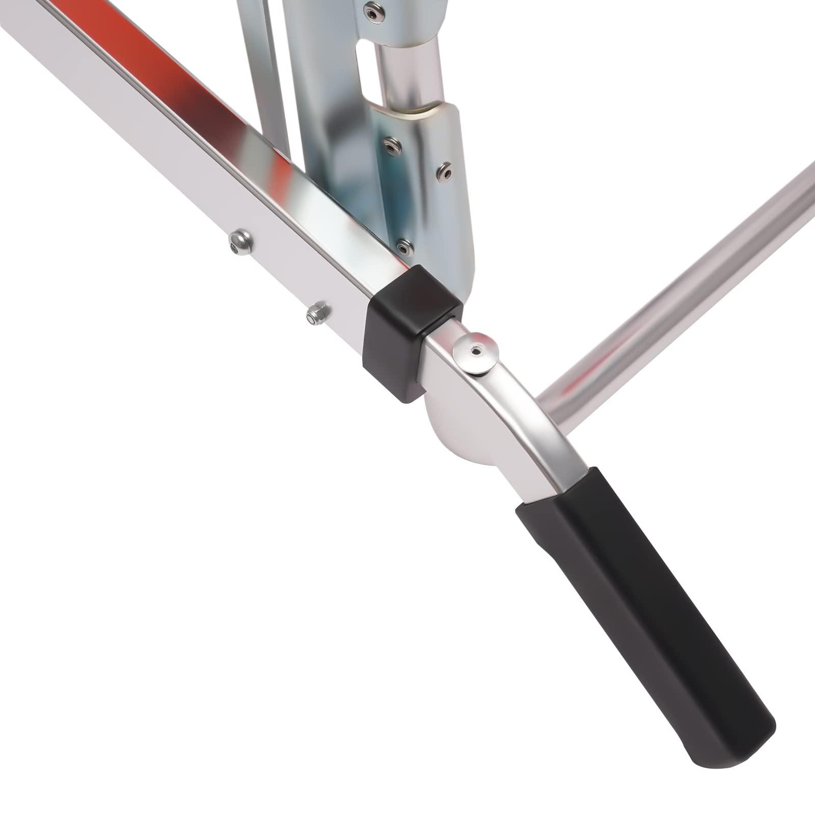 IOENC IOENC Stair Chair, Up to 350.5Lbs Transfer Stair Chair Lift Assist Devices Aluminum Light Weight Stair Evacuation Foldable Transport Wheelchair w/2 Wheel Lifts for Seniors Disabled Injured