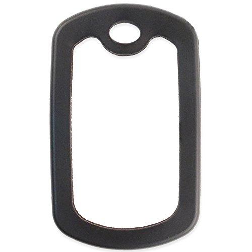 Goods For Giving Custom 2 Pack - Medical Id Medical Alert ID Necklaces with Pink Custom Tags, Black Silencers, and 30'' USA Chains