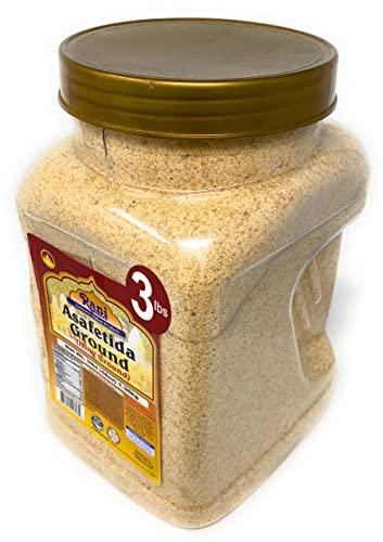 Rani Brand Authentic Indian Products Rani Asafetida (Hing) Ground 48oz (3lbs) 1.36kg PET Jar ~ All Natural | Salt Free | Vegan | NON-GMO | Asafoetida Indian Spice | Best for Onion Garlic Substitute