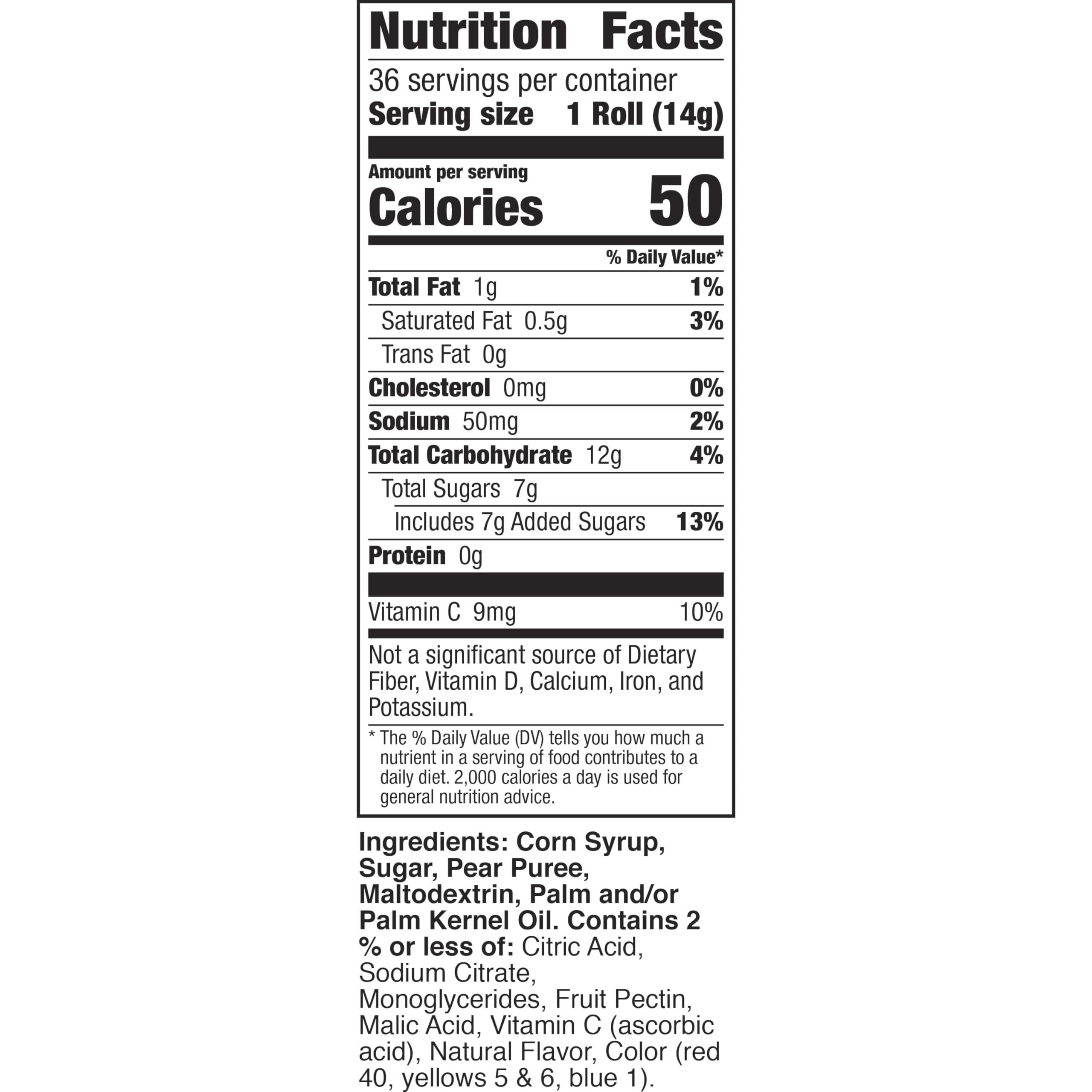 Betty Crocker Fruit by the Foot, Mini Valentine Fruit Snacks, Wild Berry Punch, 36 ct