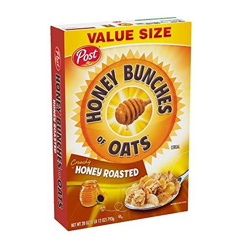 Honey Bunches of Oats Honey Bunches of Oats Honey Roasted, Heart Healthy, Low Fat, made with Whole Grain Cereal, 28 Ounce Box