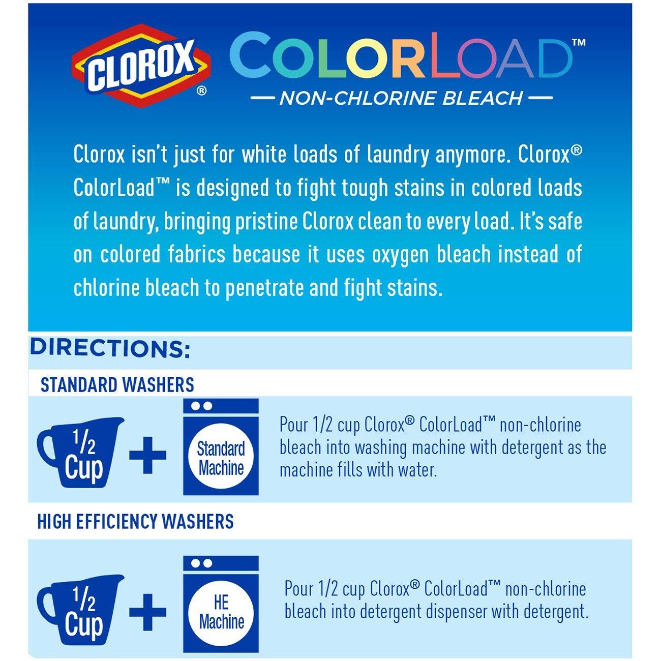 Clorox Clorox Colorload Non-Chlorine Bleach, 60 Oz Bottle, 60 Fl Oz