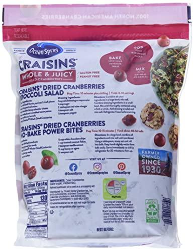 Ocean Spray Ocean Spray Whole Craisins Dried Cranberries (64 Oz),64 Ounce (Pack of 36)