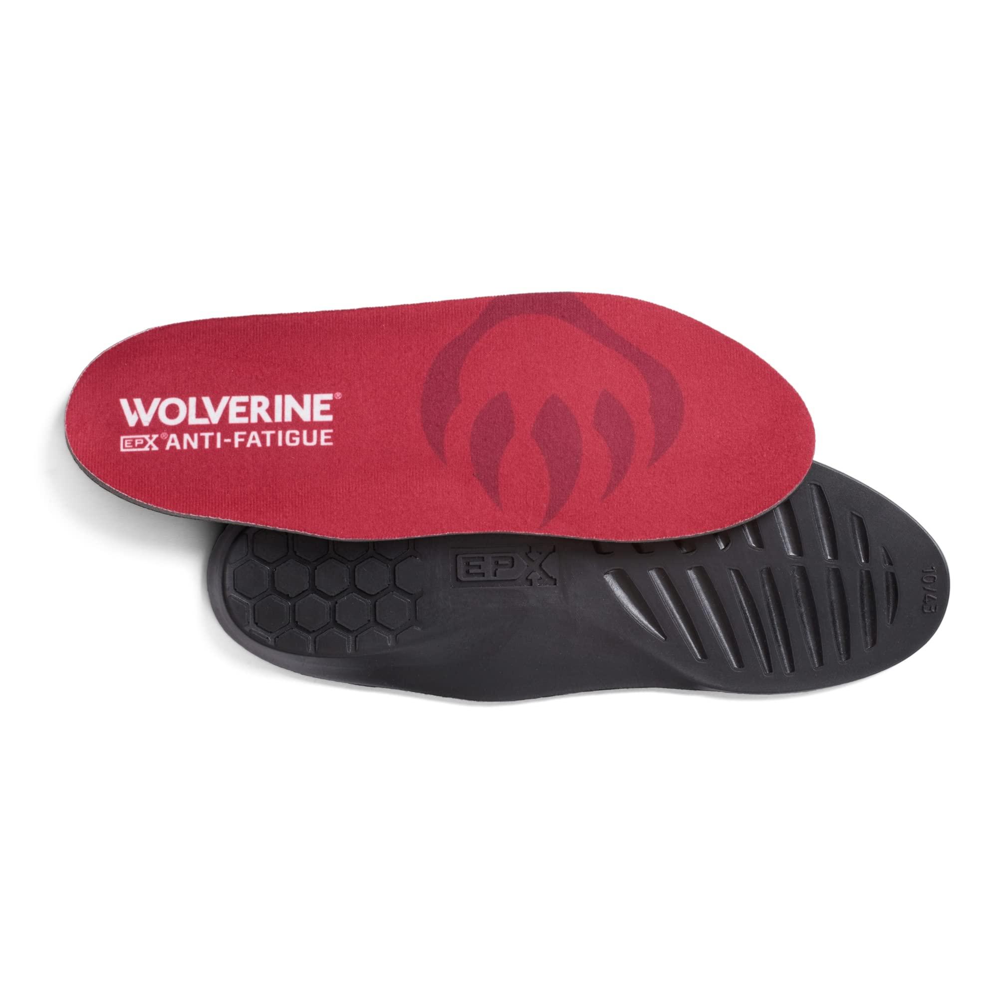 WOLVERINE Wolverine EPX Anti-Fatigue Insole Black/Orange 6 D (M)