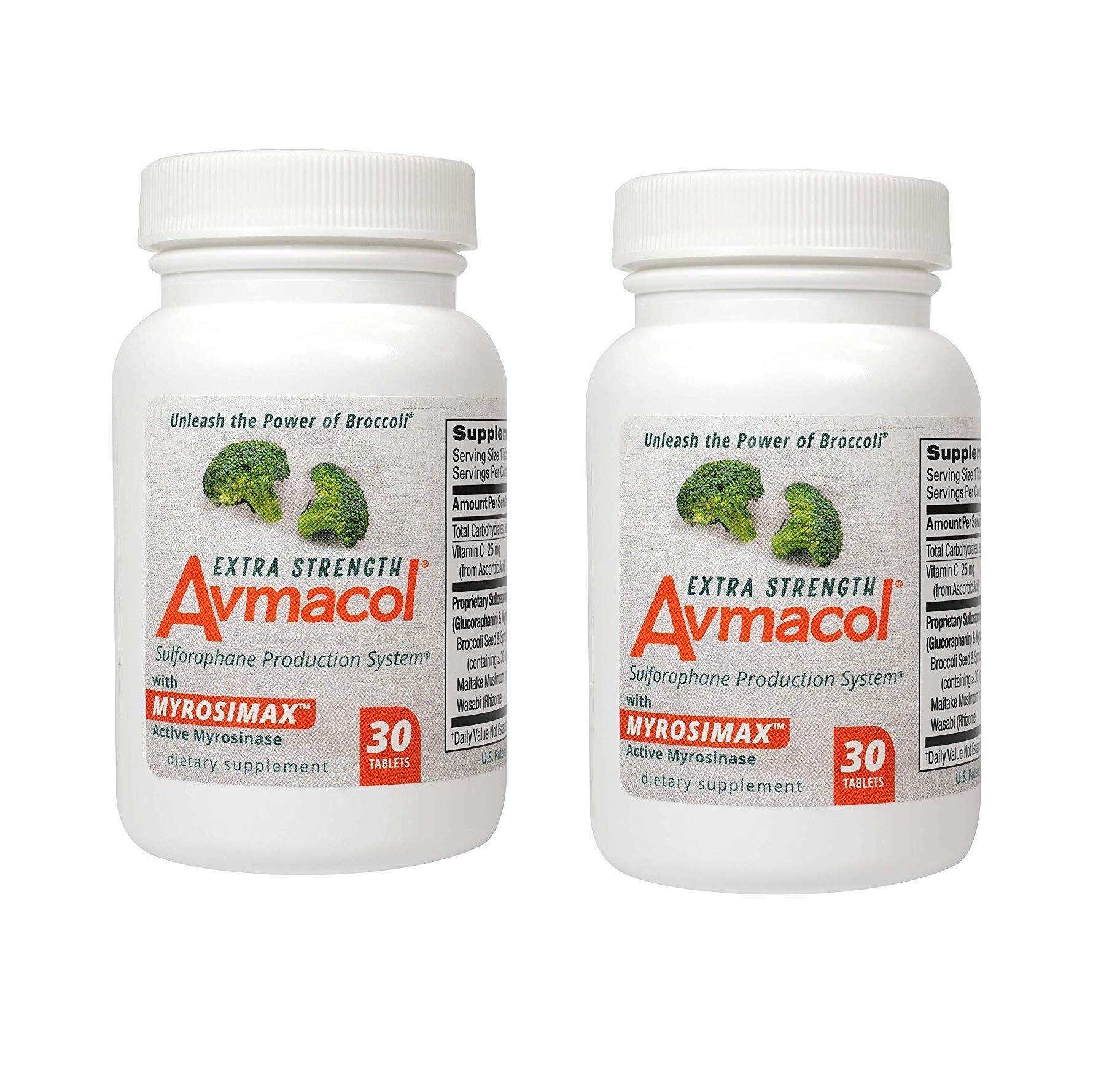 AVMACOL Avmacol Extra Strength Sulforaphane Production System for Immune Support, 60 Tablets