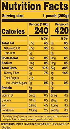 TASTY BITE Tasty Bite Organic Brown Rice, 8.8 Ounce, Ready to Eat, Microwavable, Vegan, Gluten-Free