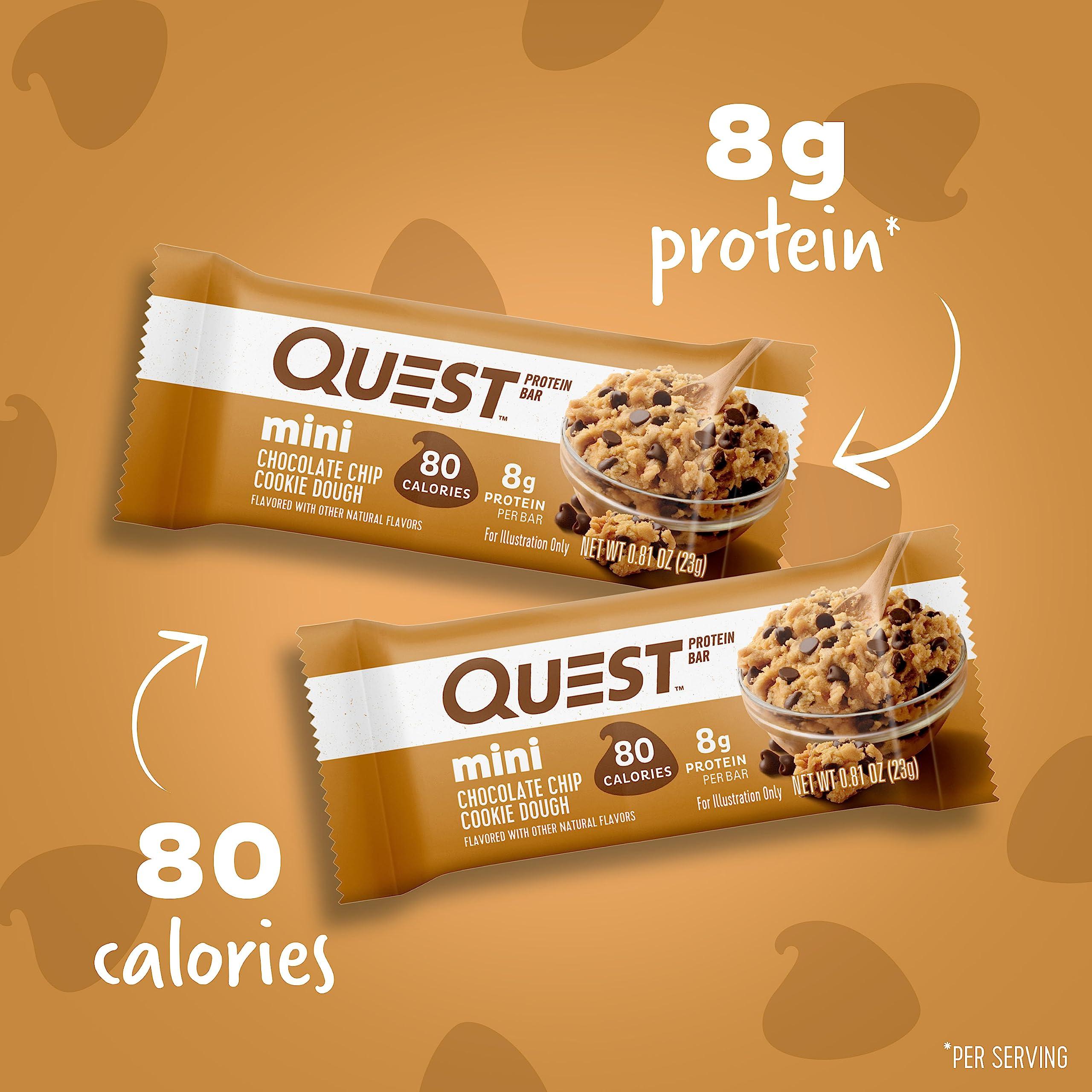 Quest Nutrition Quest Chocolate Lovers Protein Bar Variety Pack with Mini Cookie Dough Bars, High Protein, Gluten Free, 12 + 14 Count