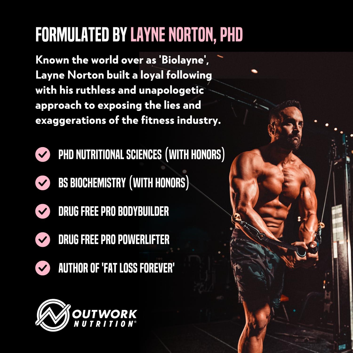 Outwork Nutrition Outwork Nutrition Build Whey Protein Isolate Powder - Low Lactose, Gluten-Free Protein Powder for Muscle Growth & Workout Recovery, Backed by Science, Strawberry, 1.8lbs