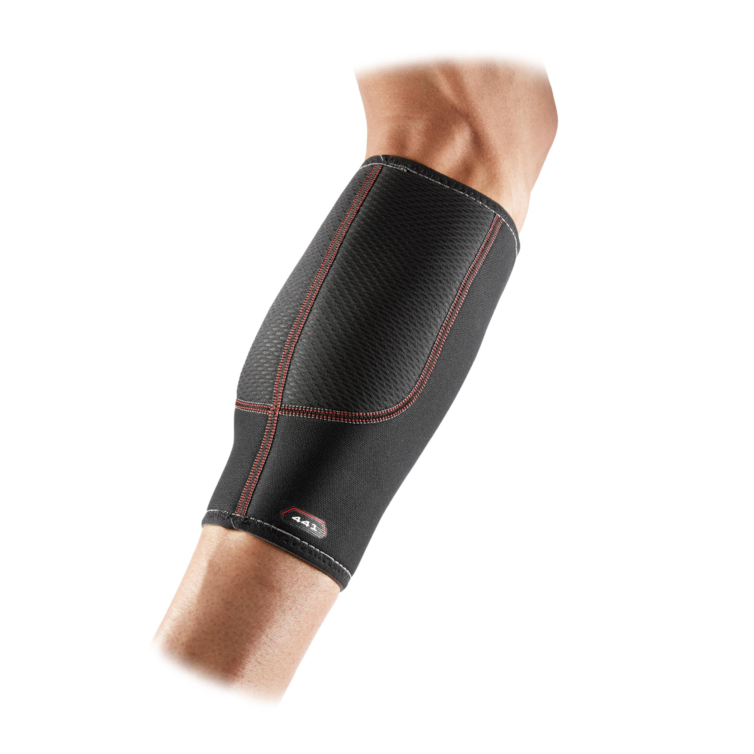 McDavid McDavid Calf Compression Sleeve, Light Support for Left or Right Leg, Helps Provide Relief From Pain, Men & Women, Black, Adult S