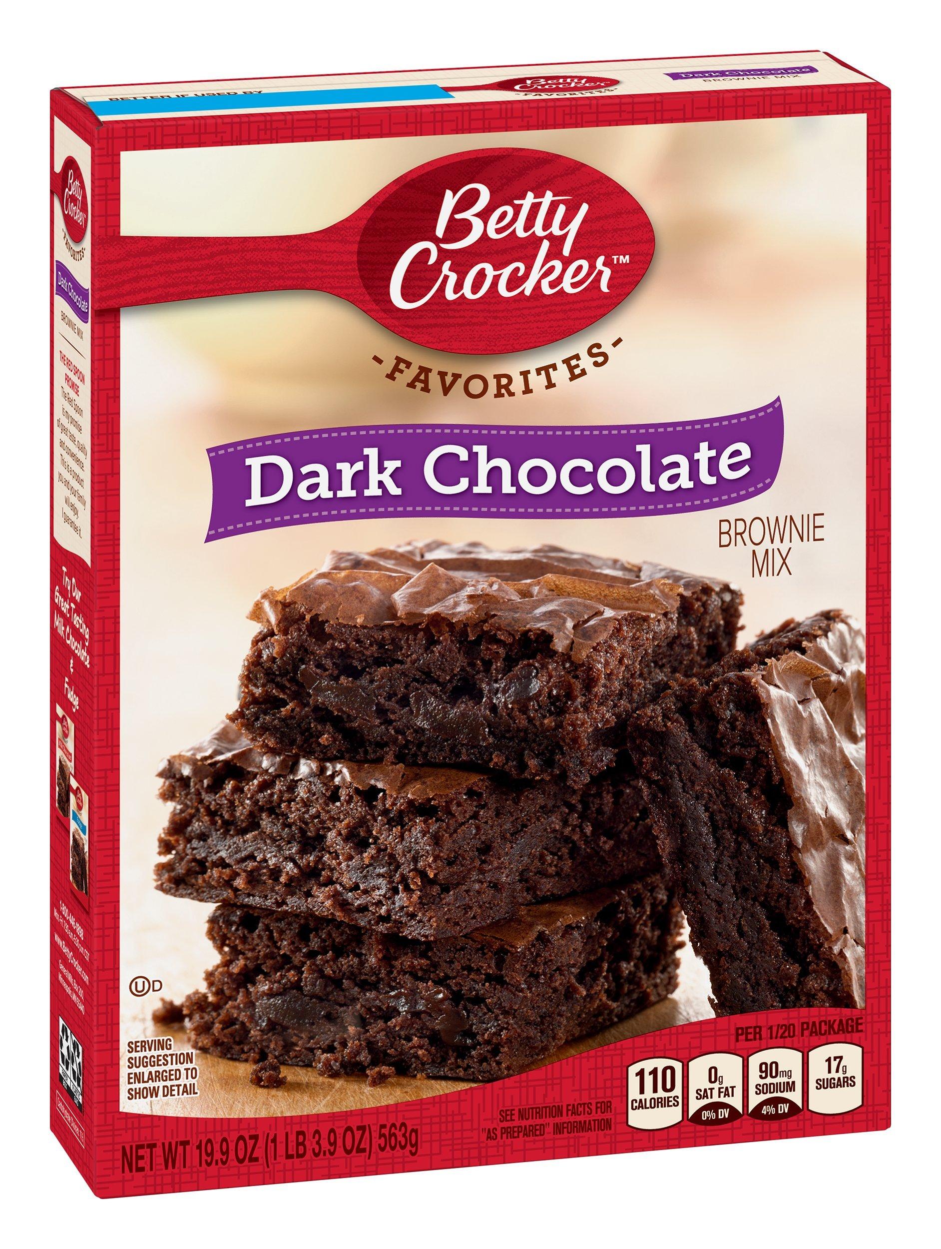 Betty Crocker Betty Crocker Brownie Mix Dark Chocolate Family Size 19.9 oz Box