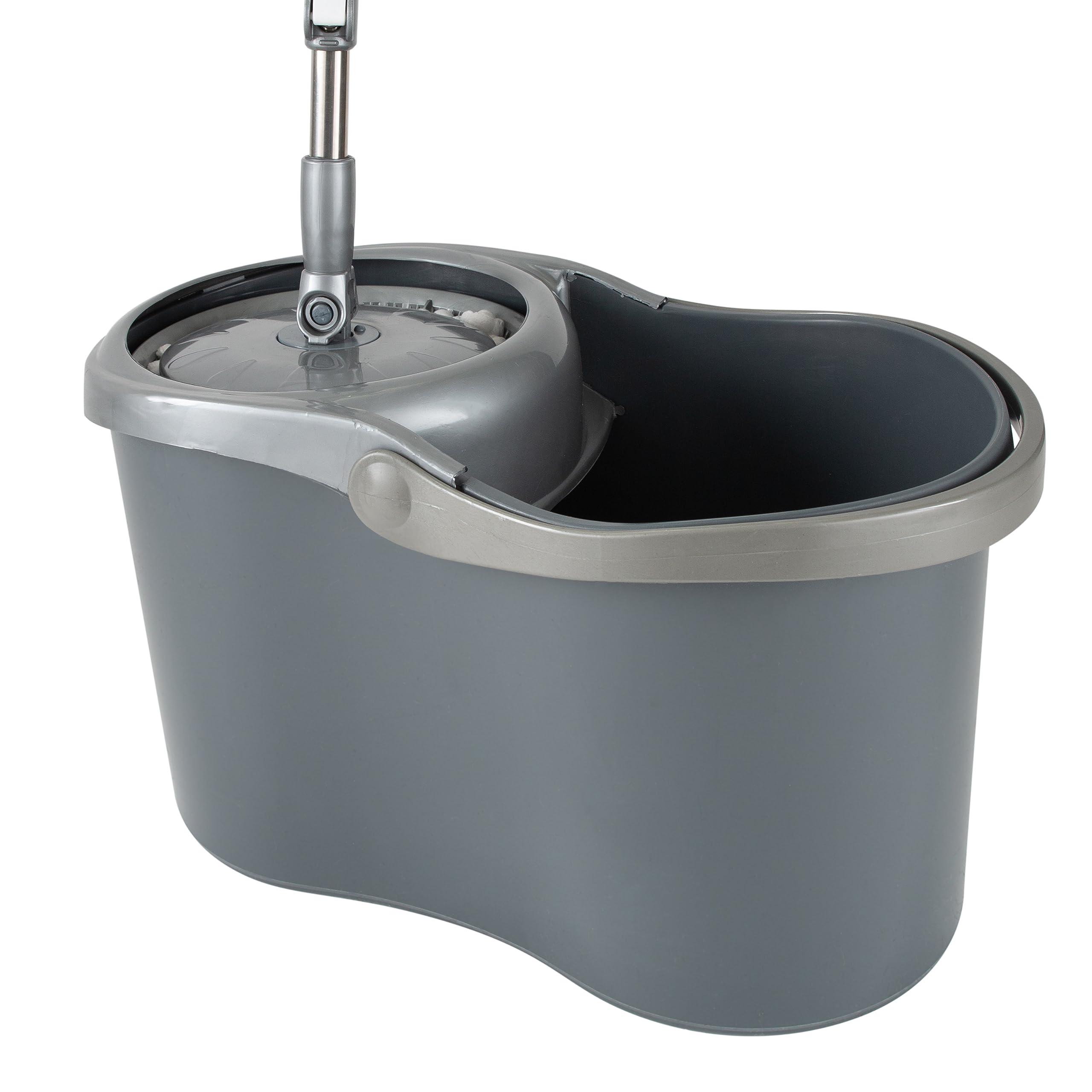 Simplify Simplify Self Wringing Mop & Bucket Set | 16 Liter | Extendable Handle | Gentle on Floors