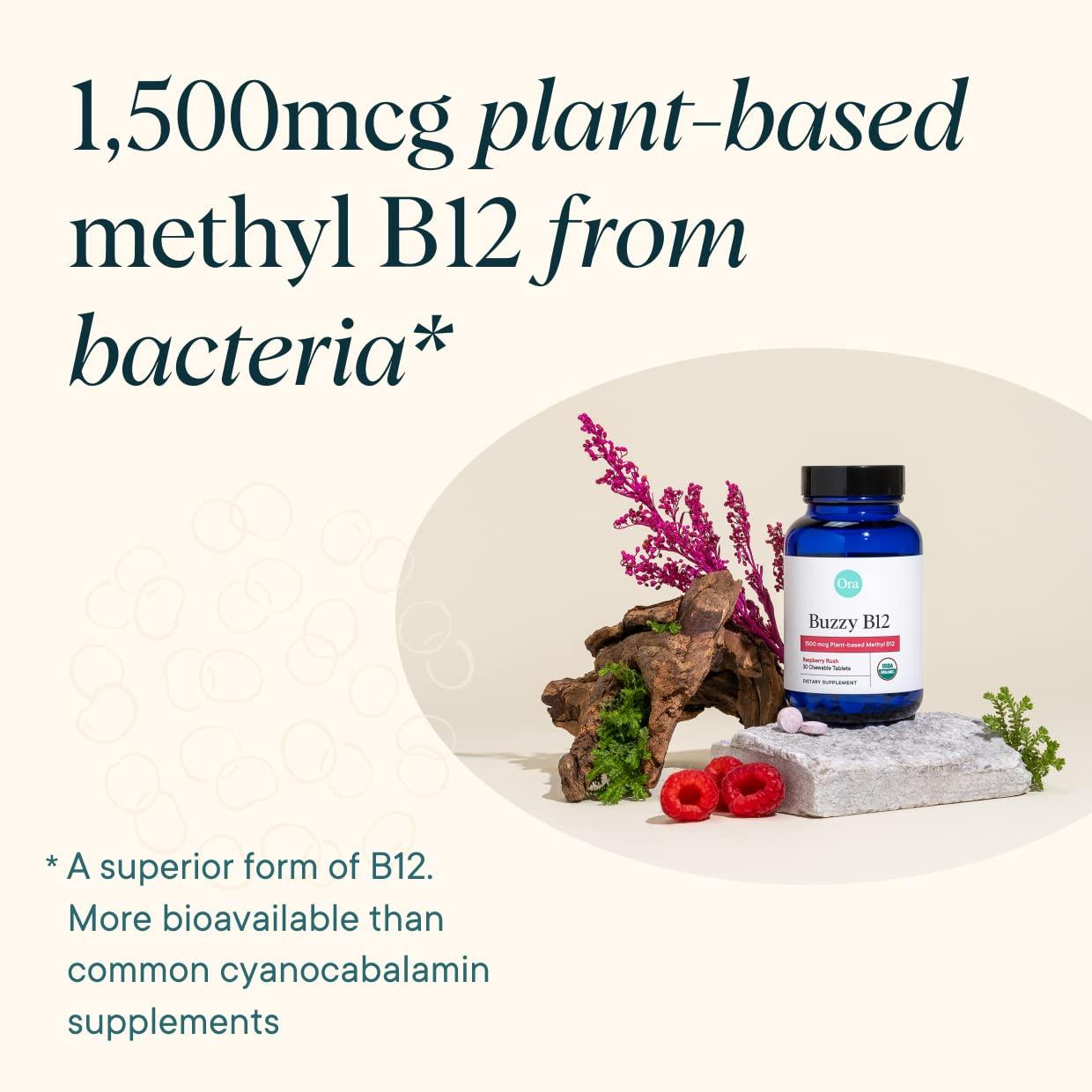 Ora Organic Ora Organic Vitamin D3 5000IU + K2 & Vitamin D3 2000IU Bundle: Vegan Vitamin D from Lichen and K2 from Chickpeas, 30 Chewable Tablets + Vegan Vitamin D from Lichen for Bone Health, 30 Vegan Tablets