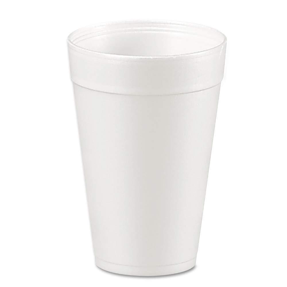 DART Dart 32TJ32 Foam Drink Cups, 32oz, White, 25/Bag, 20 Bags/Carton
