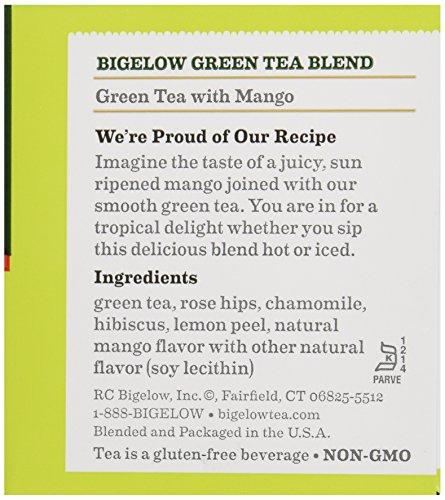 Bigelow Tea Bigelow Tea Green Tea with Mango, 20 ct