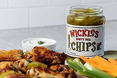 Wickles Wickles Wicked Pickle Chips, 16 oz