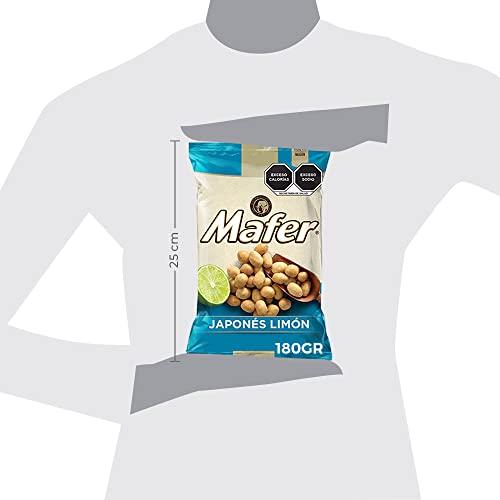 Mafer Lemon Roasted Japanese Premium Mafer® Peanuts. Bag with 146 grams of premium quality and unique flavor are the perfect option to enjoy something rich and nutritious at the same time