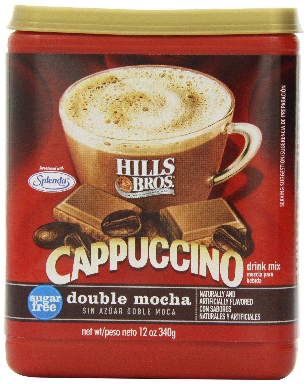 Hills Bros Hills Bros Cappuccino Sugar-Free Double Mocha 12 Ounce (Pack of 2)