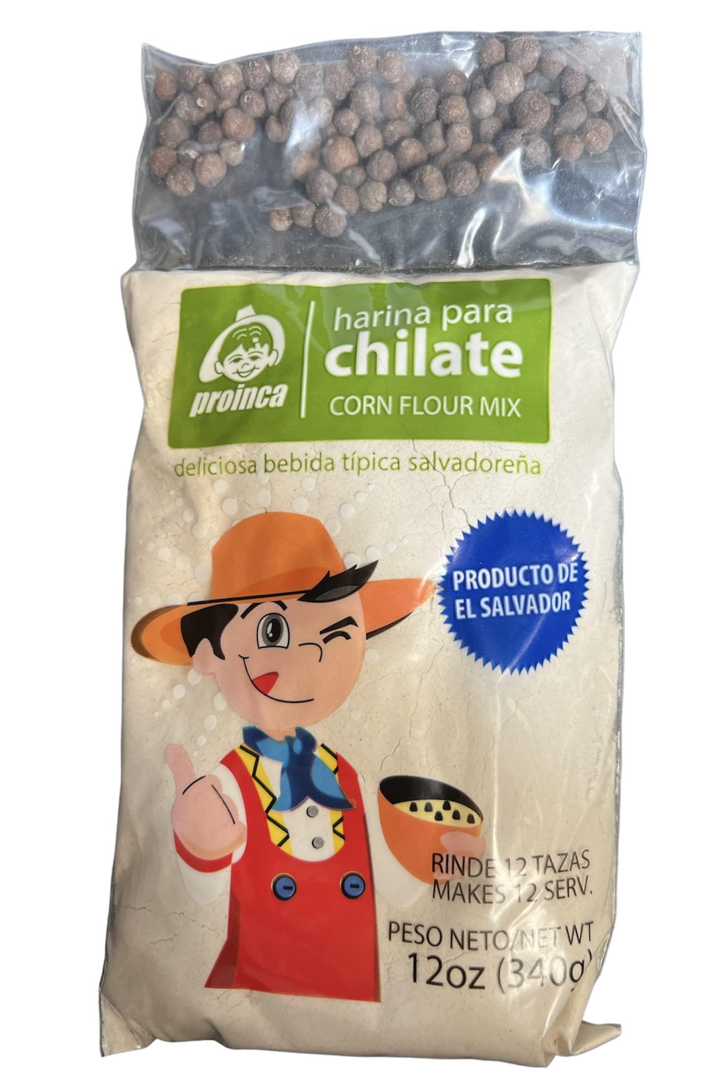 proinca HARINA PARA CHILATE PRODUCTO SALVADOREÑO 12ONZAS