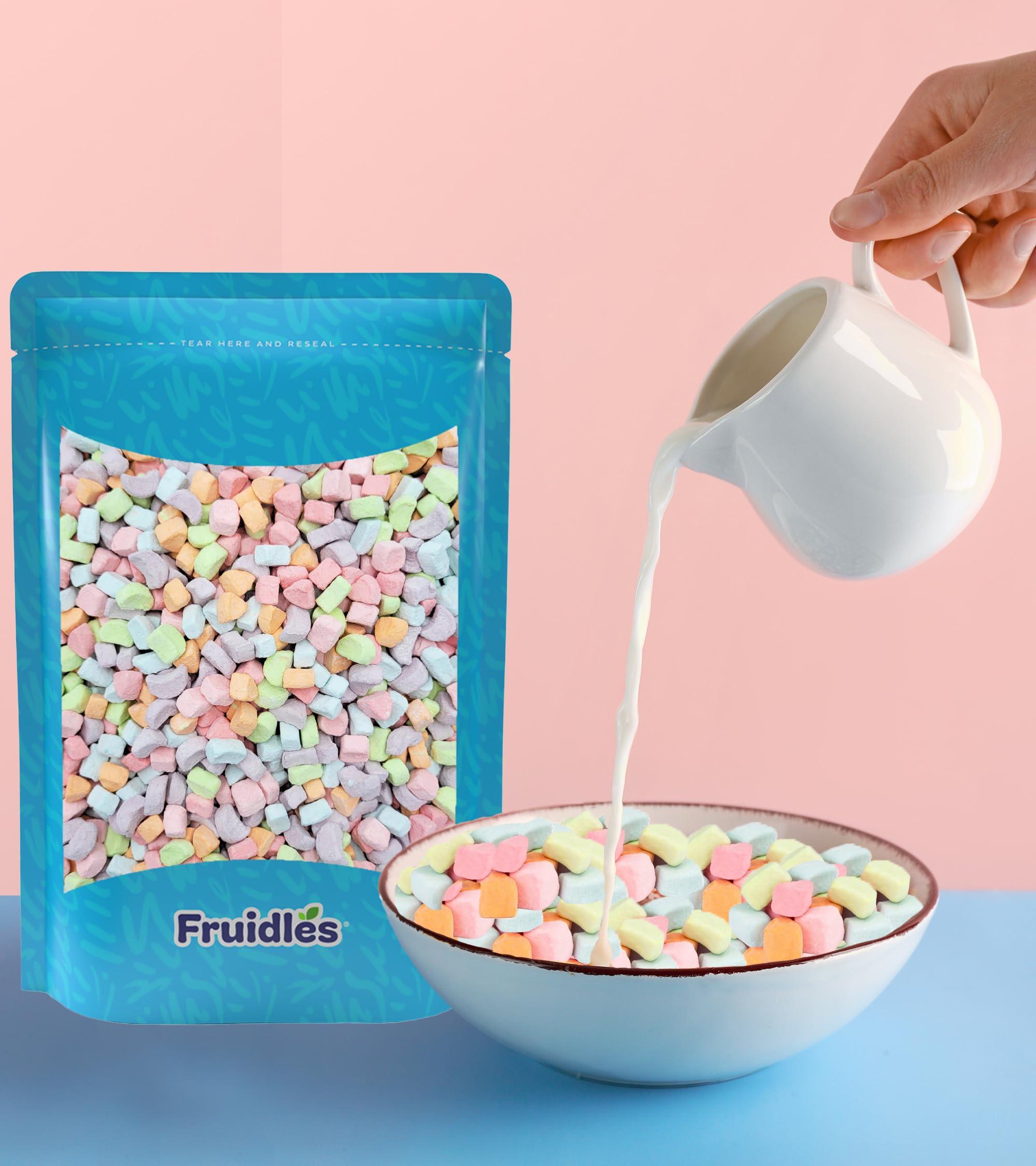 Fruidles Fruidles Multicolor Mini Dehydrated Marshmallows in Resealable Bag - Mini Marshmallow Bits for Great Toppings (1 Pound)