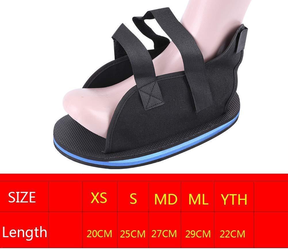 GHzzY Post Op Broken Toe/Foot Fracture Round Toe Walking Shoe - Lightweight Medical Walking Boot for Fracture Recovery for Men & Women,YTH