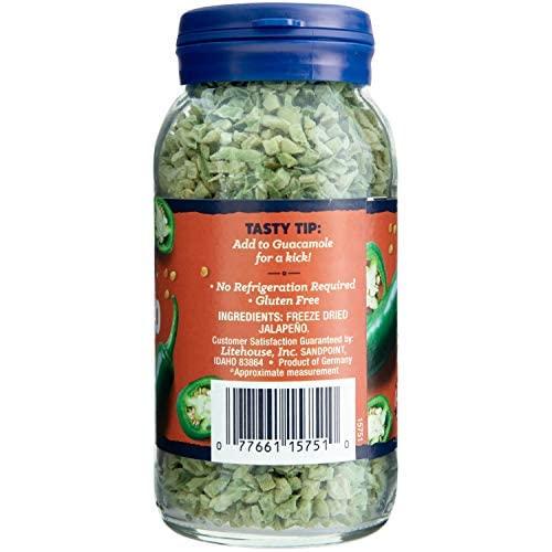 Litehouse Litehouse Freeze Dried Herbs, Flavors of Easy Guacamole (Guacamole, Jalapeno, Cilantro) - Substitute for Fresh Guacamole, Makes 4 Batches, Organic Guacamole Seasoning, Gluten Free, Non-GMO - 3-Pack