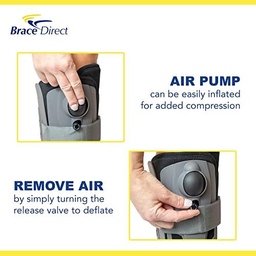 Brace Direct Brace Direct Tall Air CAM Walker Boot - Orthopedic Full Shell Air Cast Walking Boot - for Broken Foot, Sprained Ankle, Fractures, Achilles Recovery - For women and Men
