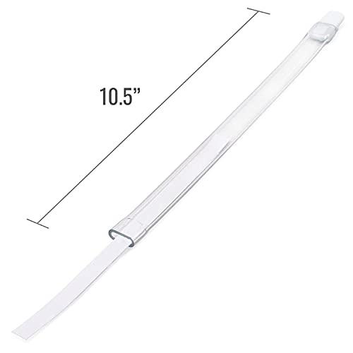 Mabis Briggs ID Wrist Bands, 50 Count, Tubular and Waterproof with Multiple Insert Colors, Hospital ID Bracelet, Party Wristbands or Event Bracelet, 50 Count (Pack of 1)