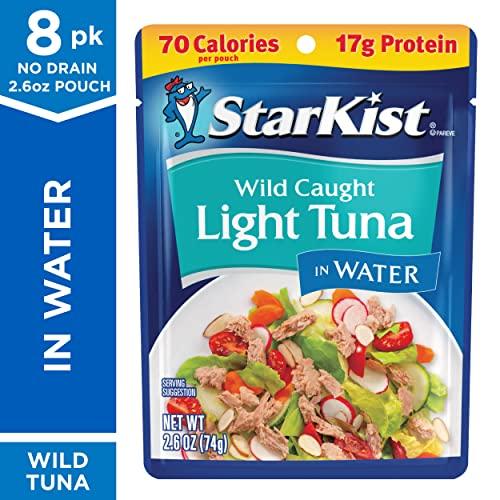 StarKist StarKist Chunk Light Tuna in Water - 2.6 oz Pouch (Pack of 8)
