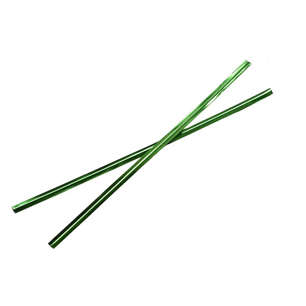 Leline\'s Leline\'s Metallic Twist Ties 1600pcs, 800 Pieces 6 inches Foil Twist Ties and 800 Pieces 4 inches Bag Ties, Assorted 6 Colors Cable Tie for Candy Bag, Cello Treat Bag