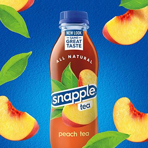 Snapple Snapple Peach Tea, 16 fl oz recycled plastic bottle, 6 pack