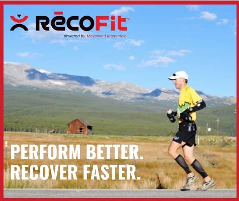 RecoFit RecoFit Calf Compression Sleeve (Black, X-Small)