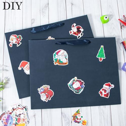 Dasofine Dasofine 25pcs Navy Blue Gift Bags, Large Gift Bags 13\" x 5\" x 10\", Thick Kraft Paper Favor Bags, Gift Bags with Handles for Party, Wedding, Baby Shower