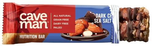 Caveman Foods Caveman Foods Dark Chocolate Nutrition Bar Sea Salt Almond, 12 Count