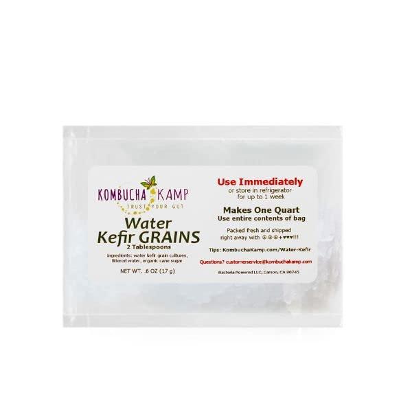 Kombucha Kamp KOMBUCHA KAMP 100% Fresh Water Kefir Grains (4)