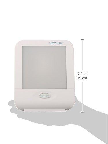 Verilux Verilux HappyLight Compact - Personal UV-Free LED Portable Therapy Light, Full Spectrum Bright White Sun Lamp with 10,000 Lux