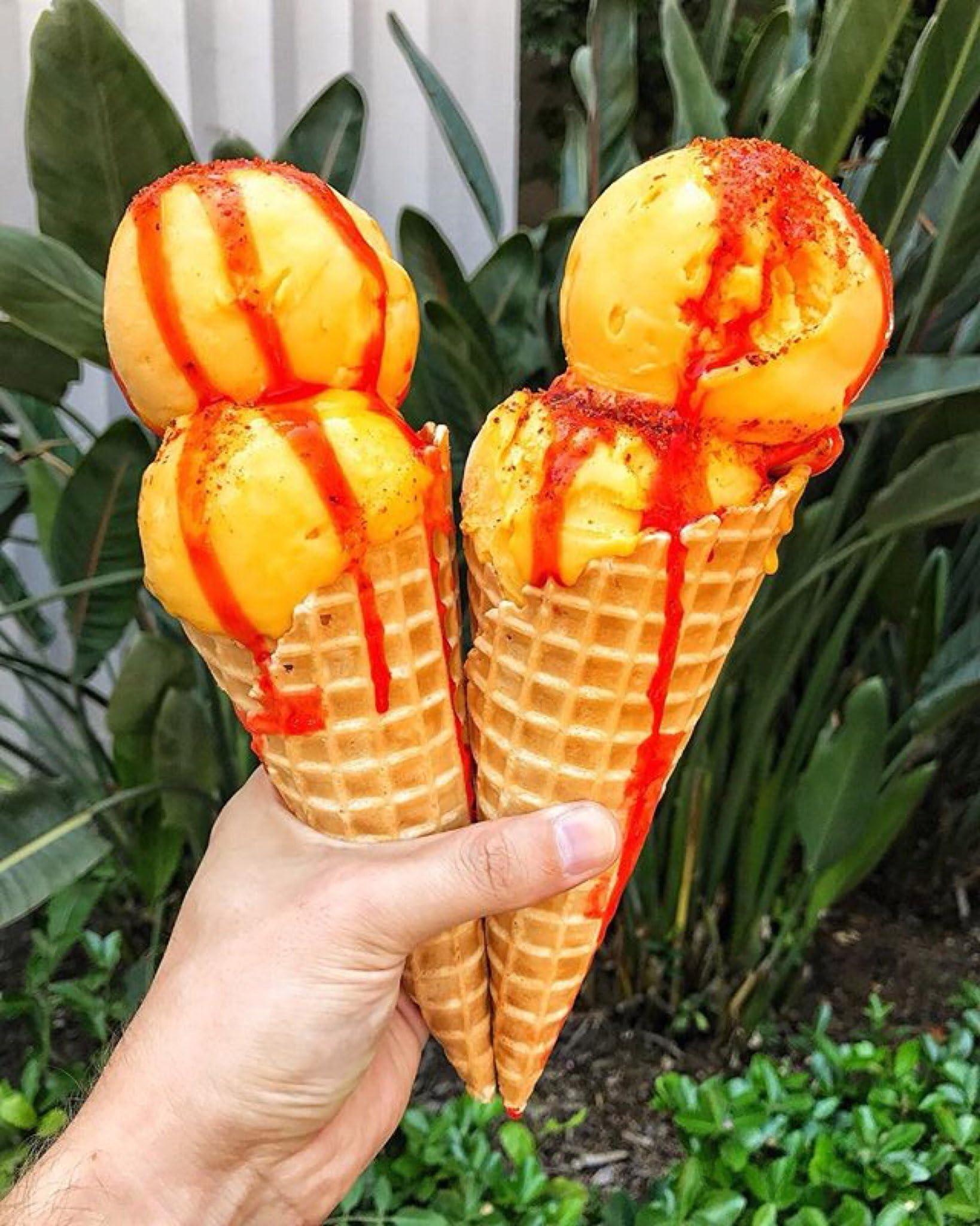 La Helada Micheladas La Helada Oh Chamoy! - 3 Pack - Chamoy Sauce with Fruit Pulp - Sweet & Spicy Mexican Condiment - Squeeze Tube - Chamoy for Fruits and Snacks