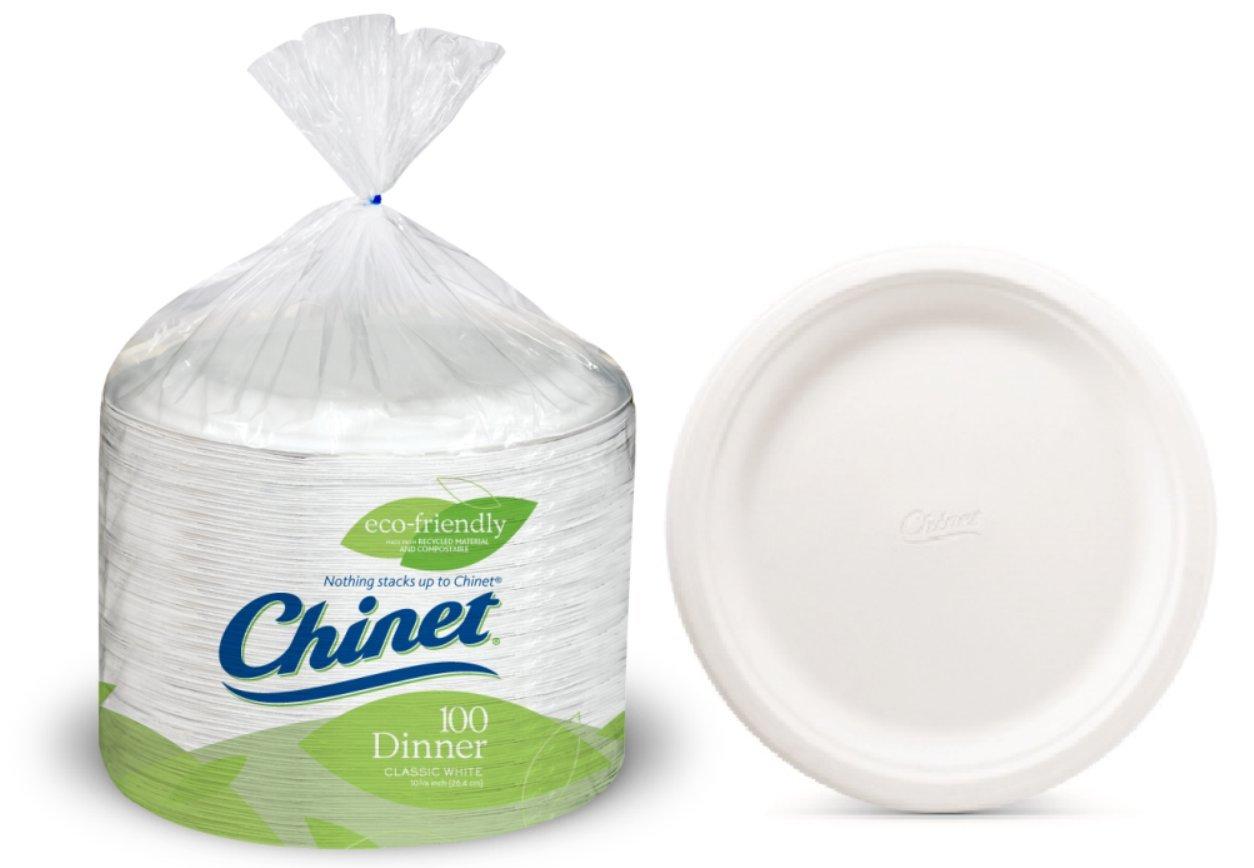 Chinet Chinet 10 3/8 Dinner Plate 100-count Box