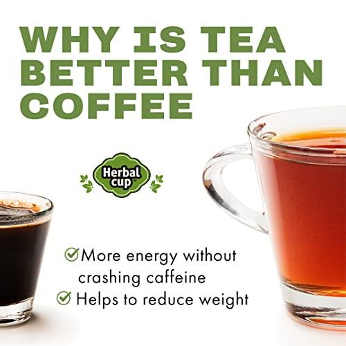 Herbal Cup Enjoy Healing Herbs In A Cup! Herbal Cup Ayurveda Women's Tea, Organic Harmony & Balance, No Caffeine Herbal Teas (16 Count, Pack of 1)