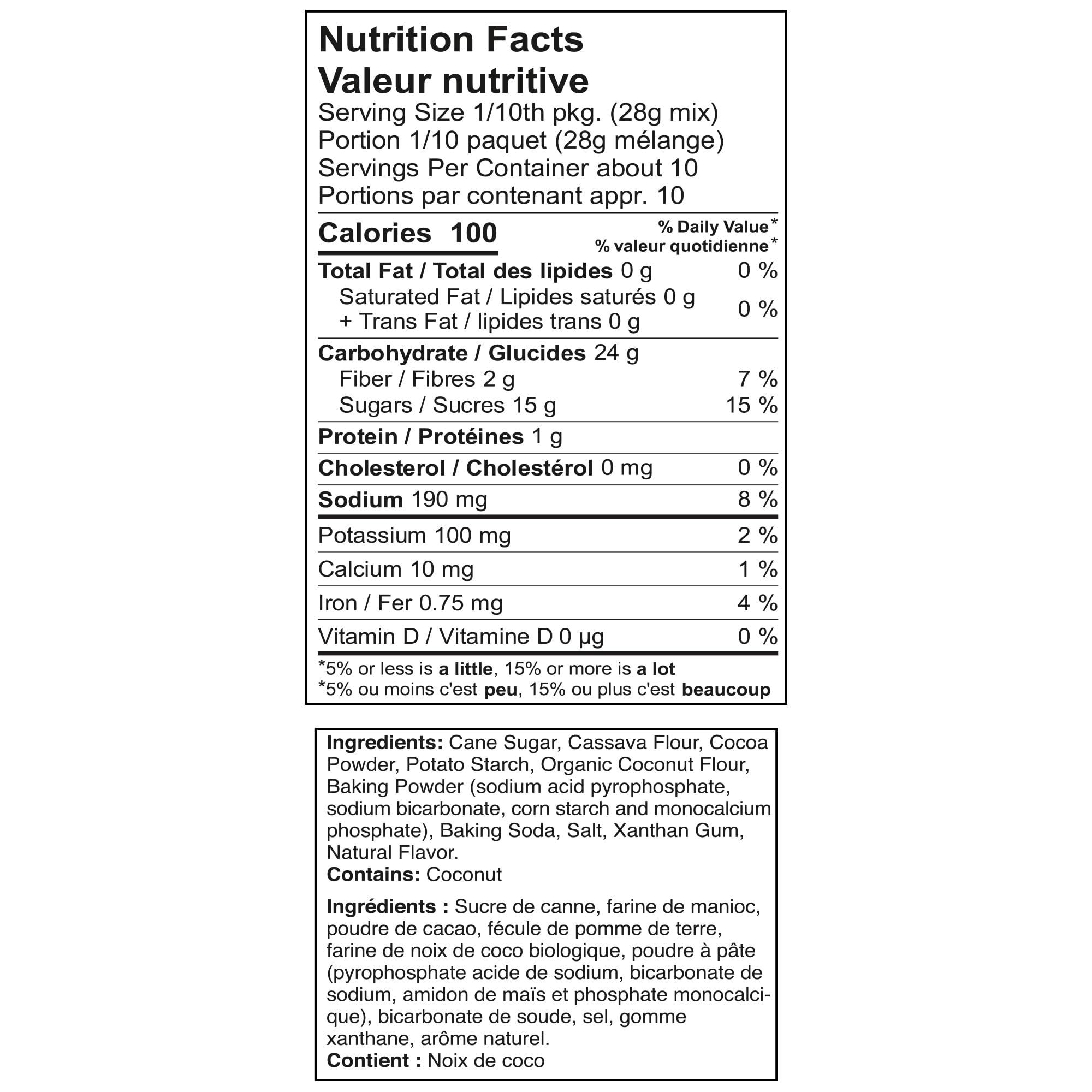 XO Baking Co. XO Baking Co. Gluten Free Small Batch Chocolate Cupcake & Muffin Mix; Non-GMO; Kosher; Rice Free; Peanut Free; No Preservatives, Artificial Flavors or Colors, 9.75oz