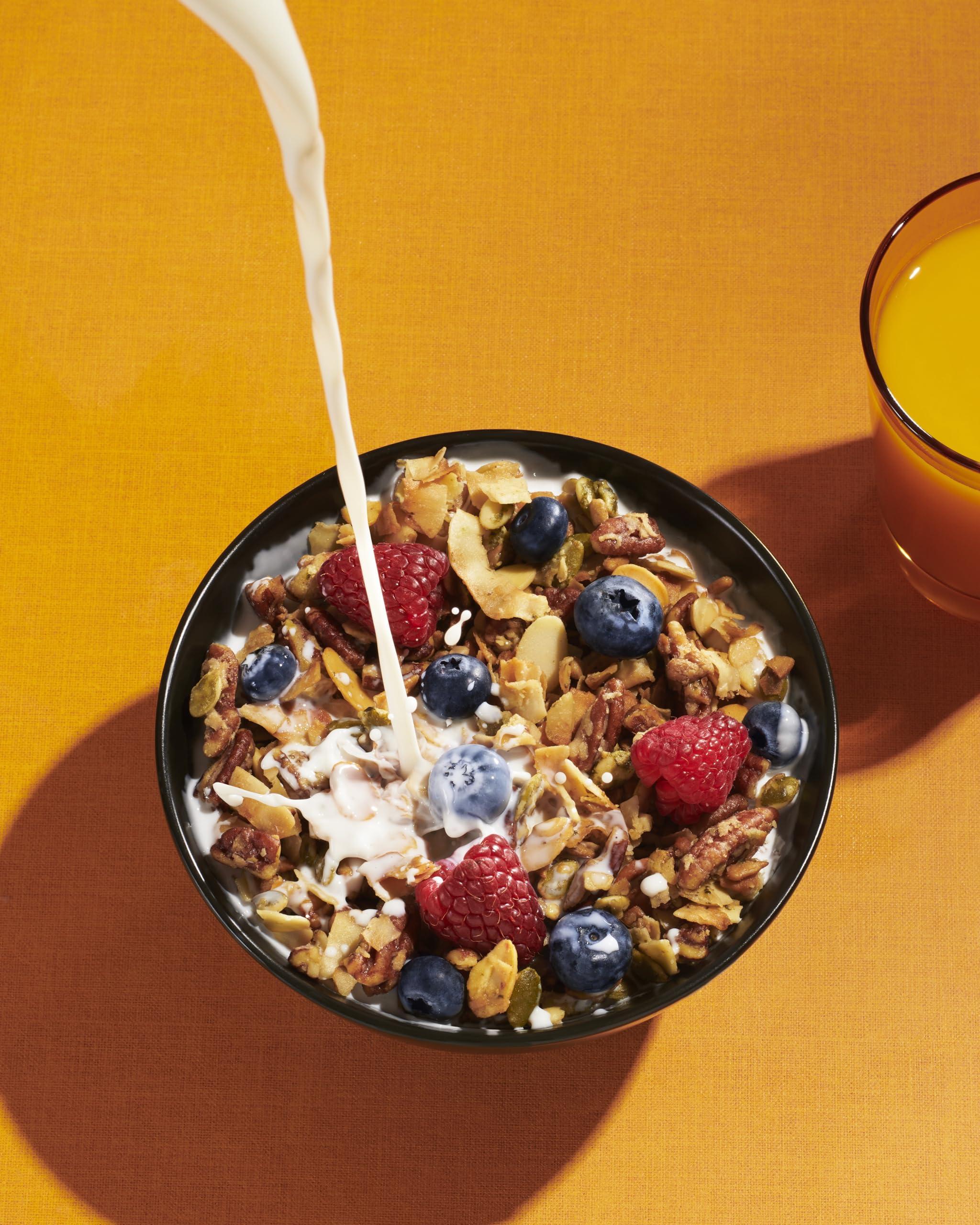 NuTrail NuTrail Nut Granola Cereal, Honey Nut, No Sugar Added, Keto, Low Carb, Gluten Free, Grain Free, Healthy Breakfast 8 oz. 6 Count