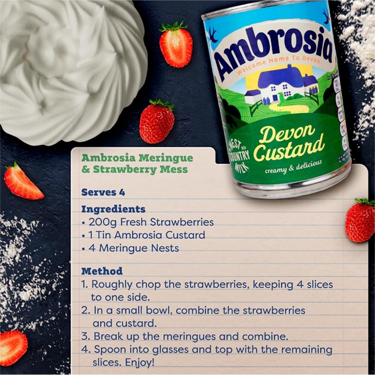 Ambrosia Ambrosia Devon Custard - 400g (3 Pack)