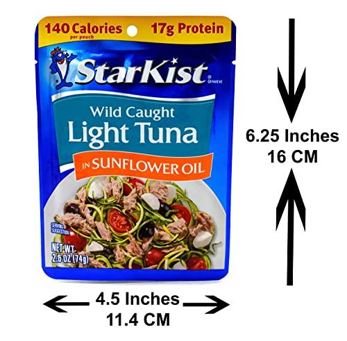 StarKist Starkist Chunk Light Tuna In Sunflower Oil, 2.6-Ounce Pouch (Pack of 25)