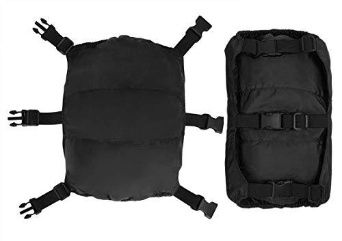 Holiberty Holiberty Leg Knee Warmers, Waterproof Thermal Down Knee Braces Sleeves Skiing Motorcycle Arthritis Pain Relief Knee Support Pads