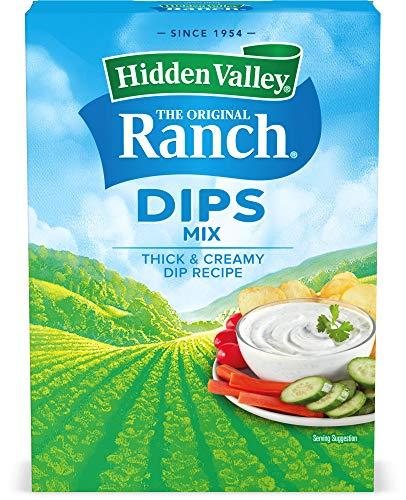 Hidden Valley Hidden Valley Original Ranch Dips Mix, 1 Ounce, Pack of 4 (Package May Vary)