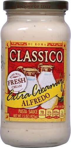 CLASSICO Classico Extra Creamy Alfredo Pasta Sauce (15 oz Jar)