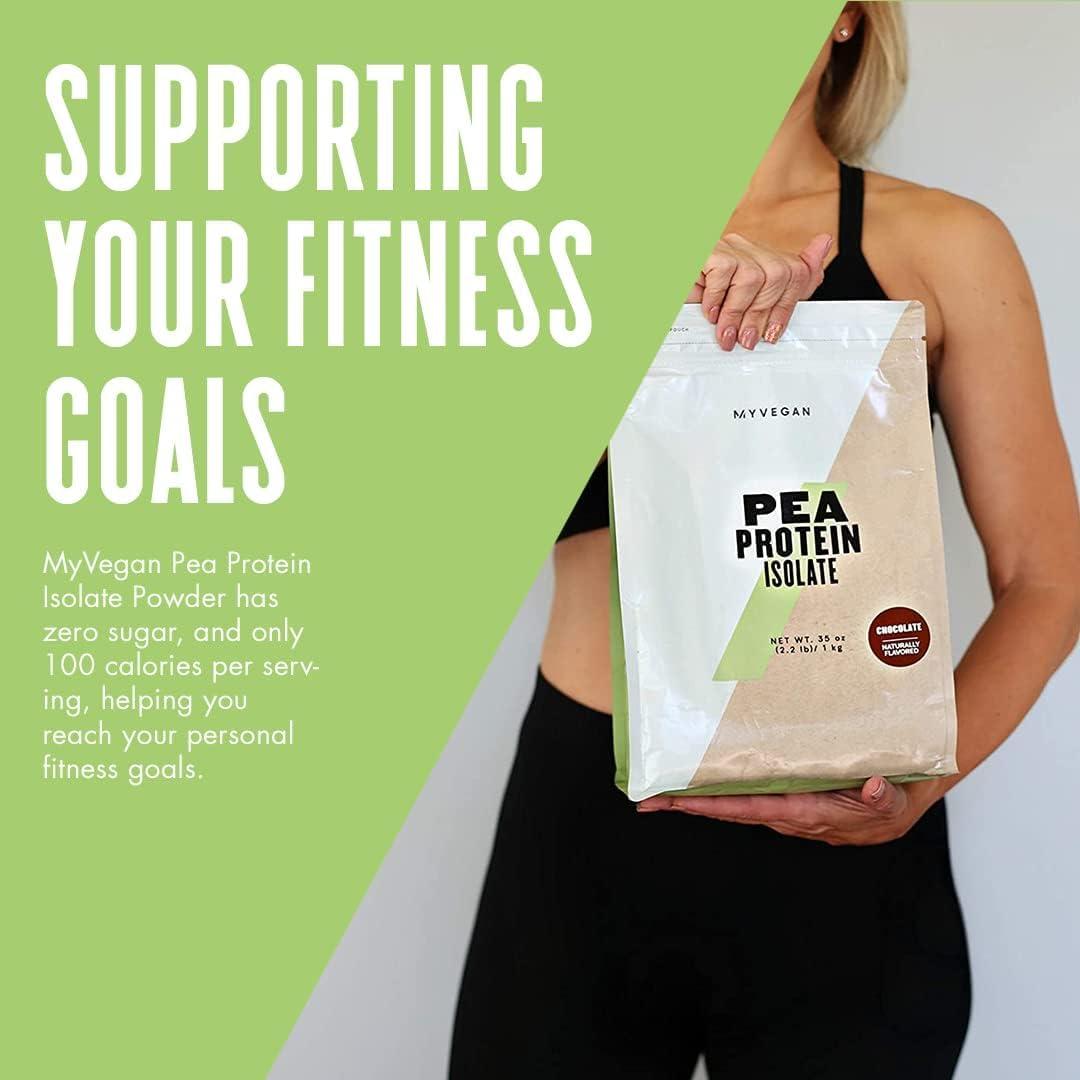 Myprotein Myprotein - MYVEGAN Pea Protein Isolate Powder - Natural Plant Based Amino Acids - Gluten and Sugar Free, Vegan - Banana Bread, 2.2 Lb (30 Servings)