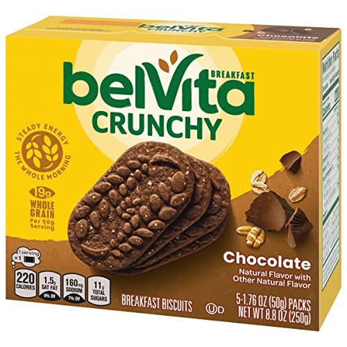 Belvita belVita Chocolate Breakfast Biscuits, 5 Packs (4 Biscuits Per Pack)